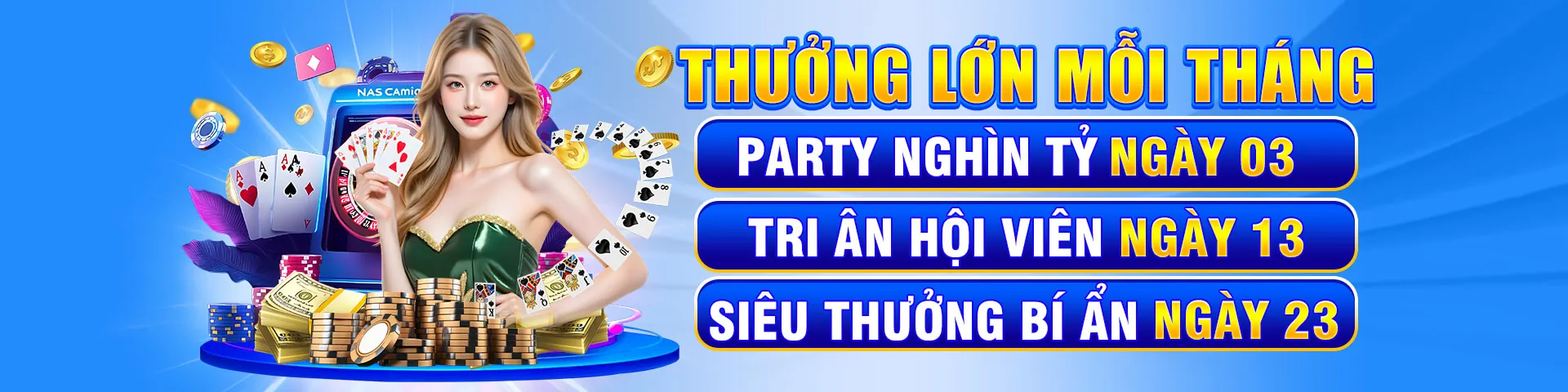 Các sự kiện khuyến mãi đặc biệt theo mùa giải tại MH88 Nổ Hũ